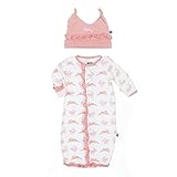 Kickee Pants SLEEPWEAR ベビー・ボーイズ カラー: ホワイト