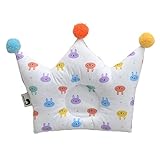 ヤング(Young) ベビー 枕 王冠まくら 超可愛い 2柄 快眠 無添加 綿100% ドーナツ型 向き癖 絶壁予防 汗とり 赤ちゃん 低反発ピロー 新生児 出産 祝い プレゼント クロス贈る (バニ