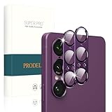 PRODELI ガラスフィルム For Xperia 1 VI 専用 カメラフィルム アルミ合金製＋AR高透過率強化ガラス 一体型 防爆裂 耐衝撃 硬度9H キズ防止 高透過率 気泡ゼロ 露出オーバー防止 ケースに干涉なし エクスペリア 1 vi 用 レンズ 保護フィルム (ブラック/2枚入り)
