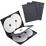 Digio2 DVDケース 5枚収納 x 3セット ブラック DVD-A007-3BK