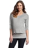 Seraphine セラフィン マタニティトップ Wanda ストライプダブルレイヤーナーシングマタニティトップ サイズXS マルチ 授乳対応