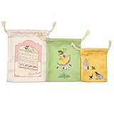 くらはしれい 3P巾着 (YE) (イエロー) Kurahashi Rei 3個 セット 3枚組 ポーチ KHR008