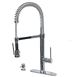 Pegasus 78PW557LFEX Marilyn Commercial Single-Handle Pull-Down Kitchen Faucet with Soap Dispenser in