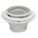 Oatey 42213 PVC Drain with Stainless Steel Strainer for Tile Shower Bases, 2-Inch or 3-Inch [並行輸入品]