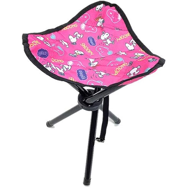 スヌーピー Snoopy 椅子 イス チェアー 折りたたみ 三脚椅子 三脚イス 三脚チェアー 三脚 三角イス スリムチェア 折りたたみ椅子 コンパクト フェス アウトドア キャンプ レジャー ハイキング スポーツ観戦 海水浴 釣り 運動会 遠足 防災グッズ Amazon