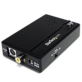 StarTech ビデオコンバータ - - オーディオとHDMIコンバータに合成及びS-ビデオ、コンポジットビデオ、Sビデオ - HDMI - - vid2hdcon 黒