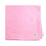 My Blankee Organic Cotton Jersey Knit Swaddle Baby Blanket, 47 X 47, Pink