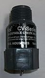 King Brothers Inc. CV-0750-FM 3/4-Inch Threaded Female X Male Adjustable Check Valve by King Brother