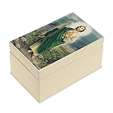 High Quality Ceramic Trinket Box, St. Jude