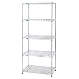 ドウシシャ(Doshisha) ルミナス 【ネット限定】スリムシリーズ ポール径25mm フリーラック 5段 幅76×奥行46×高さ174cm MH7618-5A