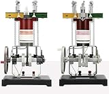 WJW ガソリンエンジン・ディーゼルエンジン模型、物理内燃機関の作動原理の教育 理科教育模型 C
