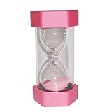 安全なタイプ　砂時計　時計　カラー豊富　インテリア　飾り物　プレゼント　贈り物　 (60分計, ピンク)