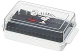 スケーター(Skater) バターケース バター容器 バターカッター ガイド付 スヌーピー BTG1-A