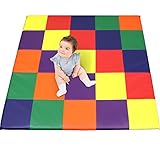 夢ツリーKids Soft Foam Play Mat ,パッチワーク, Made with非毒性cpsia-compliantマテリアル、Perfect for幼児、幼稚園、幼稚園