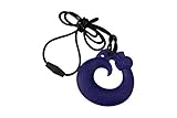 MyBoo Autism Sensory Chewable Dragon Pendant - Navy Blue by MyBoo