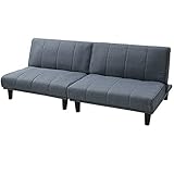 山善(YAMAZEN) ソファベッド グレー 幅180×奥行88-94×高さ31-69cm HSBS-180(GY)