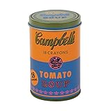 Mudpuppy (マッドパピー) ウォーホル: Campbell's Soup オレンジ クレヨンセット