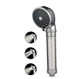 labkiss Filteredシャワーヘッド、高フローHand Heldシャワーヘッド、3、関数、塩素除去Purifies水、保存水、バスルーム高圧力負イオンイオンフローフィルタハンドヘルドヘッド