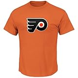 Philadelphia Flyers NHLメンズ刺繍軽量TekパッチTシャツ XX-Large