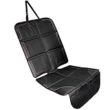 Bukmt チャイルドシートマット シートプロテクター チャイルドシート カーシートカバー 車保護シート ベビーシート ジュニアシート クッション 滑り止め 収納ポケット付き