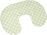 HashkuDe(ハッシュクード) 授乳クッションカバー ポルカドット グリーン