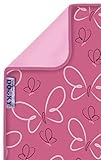 Dooky Pink Butterfly Blanket 70?x 85?cm by Dooky