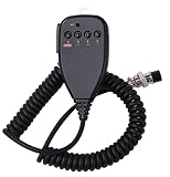 KENWOOD ケンウッド 用 ハンド マイク 8ピン モジュラー タイプ マイクロフォン DTMF ハンドマイク ライト 付き 夜間 操作 モジュラー型 拡声器 KnightraidB KRB191 (8ピン タイプ)