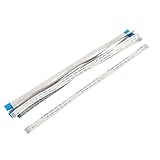 uxcell 柔軟フラットケーブル　データケーブル　20本入 14ピン　ホワイト　Aタイプ