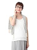 Angeliebe エンジェリーベ マタニティ 授乳口 付 タンク トップ 産前 産後 妊婦服 授乳服 S ～ M ホワイト