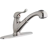 Elkay LK4000LS Lustrous Steel Everyday Single-Lever Kitchen Faucet [並行輸入品]