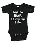 幼児半袖Onesie – Ain ' t No Nana Like the One I Got カラー: ブラック