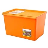 多機能収納ボックス バスケット オーガナイザー オレンジ