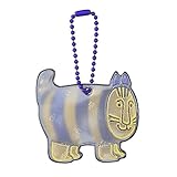 グリミス Glimmis リサ ラーソン シリーズ ミッセ パープル/イエロー 北欧 リフレクター 反射 キーホルダー 再帰反射素材 3M