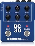 TC Electronic ギター用プリアンプ TC Ampworxテクノロジー 2ch設計 独立したブースト Celestion公式IR搭載 ヘッドフォンアウト DC30 PREAMP