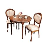 ヴェローナ クラシック ダイニング3点セット (テーブル幅90cm+チェア2脚) [■] 組立設置付き