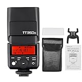 【Godox正規品 技適マーク付き】GODOX TT350S Sony用 カメラスピードライト TTL 制御 2.4G HSS 1/8000s GN36 SONY A7 A7RII A7R A7S A58 A7II A99 ILCE6000L A77II A7SII A6300 A6000 RX10ソニー ディジタルカメラ対応 (Godox TT350S) [並行輸入品]