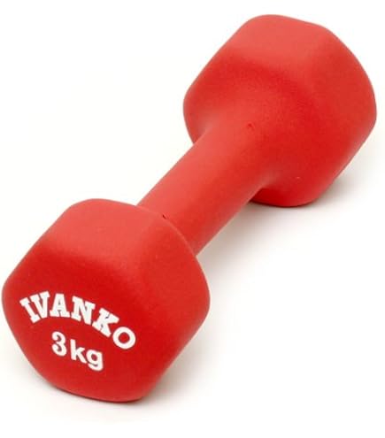 Amazon | IVANKO(イヴァンコ) ラバーダンベルセット(スクリューバー