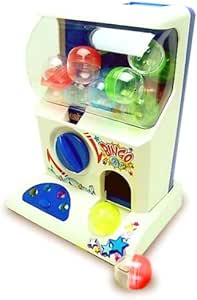 Amazon Bgm 搭載 昔懐かし ガチャガチャ マシン カプセル 6個付き カプセル玩具 おもちゃ