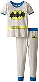 DC Comicsベビー男の子半袖LLバットマン2 Pieceコットン幼児 カラー: グレイ