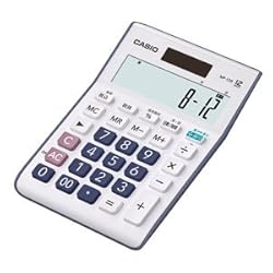 カシオ 電卓　12桁CASIO　余り計算電卓 MP-12R MP-12R-N