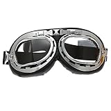 mtsooningゴーグルビンテージスタイルfor Aviatorパイロットクルーザーオートバイサイクリングヘルメットメガネ SZ080040020466RK-1