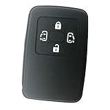 ZIAN トヨタ車用アルファード 20系 ヴェルファイア 20系 4ボタンスマートキーケース シリコン製(MY-FT4J-00) (ブラック3(黄色いボタン))