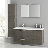 Nameeks ans140 ACF 47 "壁マウントVanity Set with木製キャビネット、セラミック上部Wi、 ACF ANS140-637509930134