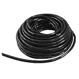 SODIAL 黒の8mm外径の12M ポリエチレンスパイラルケーブルワイヤラップチューブ