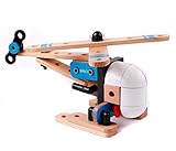 Wishtime ヘリコプター 組み立て 木のおもちゃ 飾り物 子供 知育 玩具