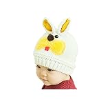 Dealzip Inc Super Lovely Rabbitパターン幼児赤ちゃん帽子かぎ針編みニット冬キャップ