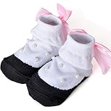 春夏秋 可愛い 柔らかい 快適 ベビーソックス 立体靴下 新生児 赤ちゃん お姫様 靴下 ソックス 滑り止め靴下 出産祝い 人気 贈り物 ギフト 9センチ 白い