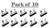 Beisen Aluminum Double Thumb Screw Turn Patio Sliding Door and Window Lock (10 Pack) [並行輸入品]