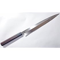 柳刃包丁刺身包丁青鋼炭火鍛造多重層雲浮本刃付300mm