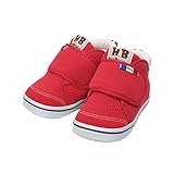 ホットビスケッツ(MIKIHOUSE HOT BISCUITS) タックピケ素材のセカンドベビーシューズ（70-9315-610） 15cm 赤（02）